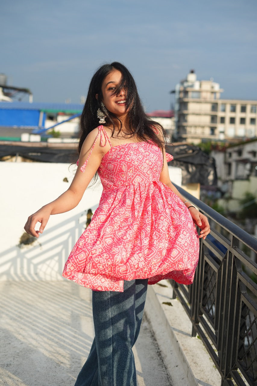 Trishudra Gulnaar – The Blossom Kurti 🌺