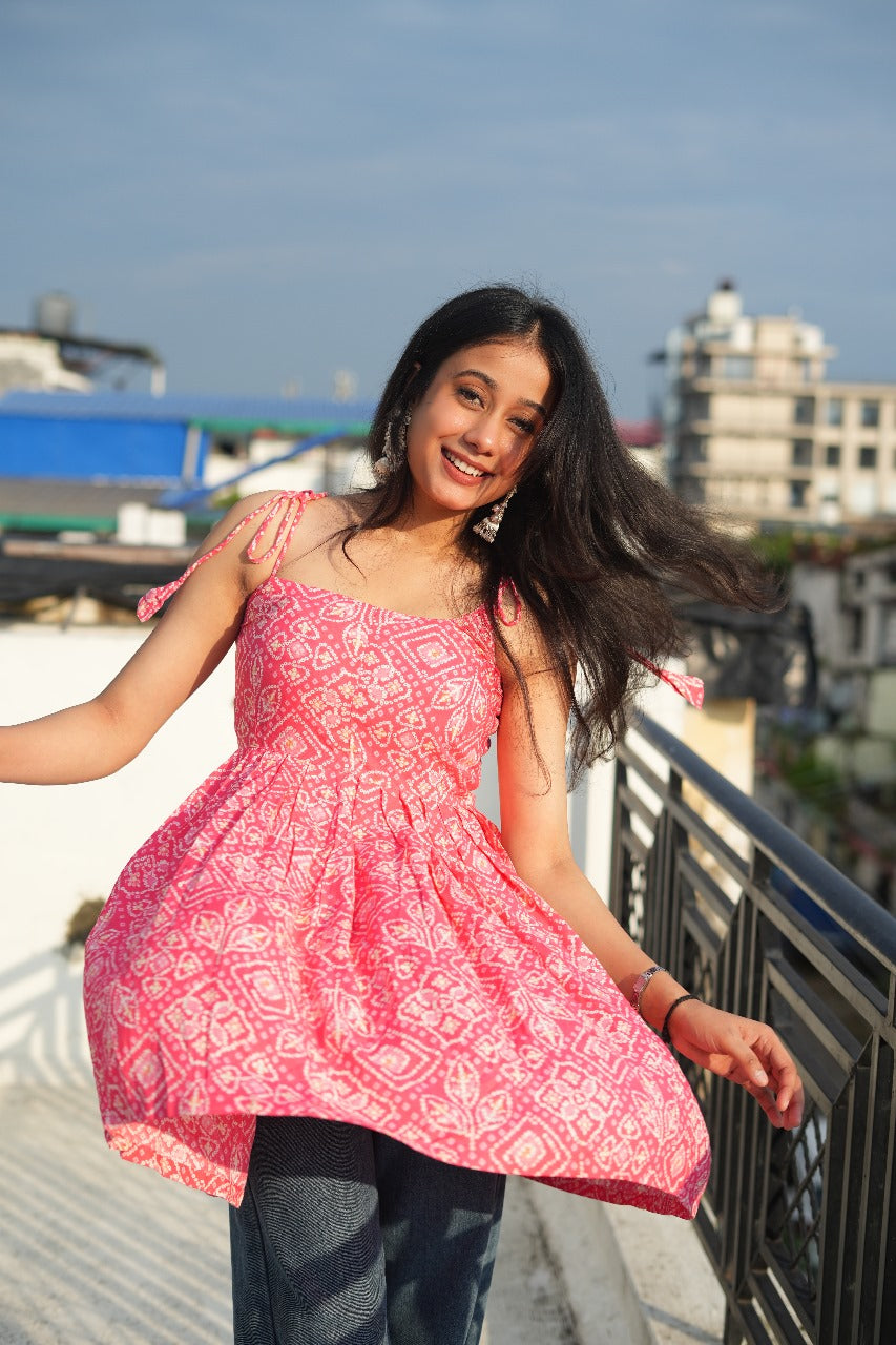 Trishudra Gulnaar – The Blossom Kurti 🌺